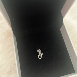 Interlocking Hearts Dangle Charm